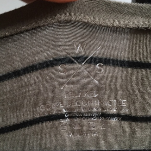 Relaxed tshirt Green army & black M - Picture 3 of 4